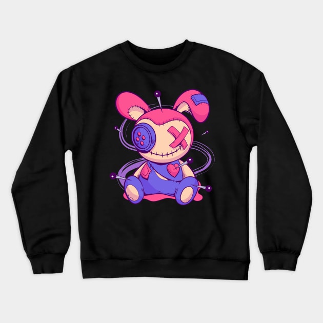 Voodoo Doll Crewneck Sweatshirt by DionArts